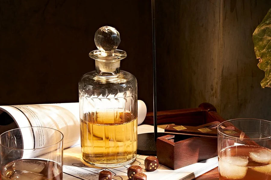 HS DECANTER GLASS 20X8CM