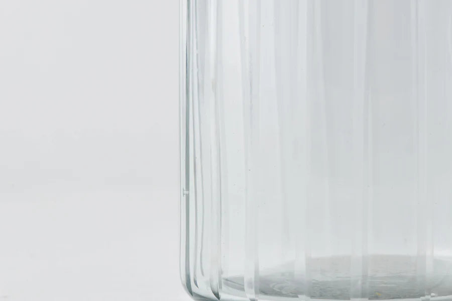 HS VASE GLASS SLIM N/NECK 23X10
