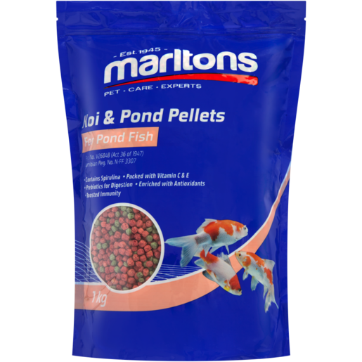 MARLTONS POND PELLETS LRG 4MM 1KG